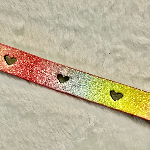 Target Girls Rainbow and Hearts 29” Belt - Picture 6 of 11